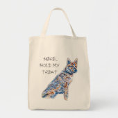 Heeler Cattle Dog hier hou mijn Treat vast Tote Bag (Voorkant)