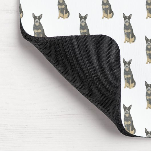 Heeler Cattledog (Blue Black Tan) Muismat (Hoek)