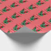 Heeler Christmas Wrapping Paper Cadeaupapier (Hoek)
