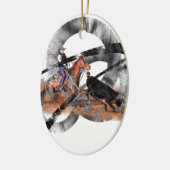 Heeler Keramisch Ornament (Links)