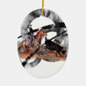 Heeler Keramisch Ornament (Voorkant)