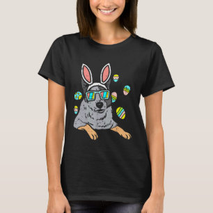 Heeler Konijnenoren Bril Paaseieren Australische C T-shirt