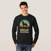 Heeler opa vader vader Pet Australian Cattle Do T-shirt (Voorkant volledig)