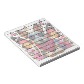 Heeler Puppy Omgeven Door Vlinders En Bloemen Notitieblok (Schuin)