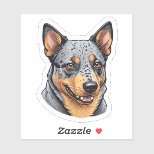 Heeler-Sticker Sticker (Vel)