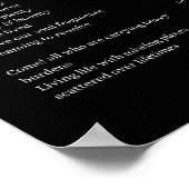 Heelheid Soul Self Love Poem poster muurkunstdicht (Hoek)