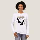 heels high standars higher Tri-Blend shirt (Voorkant)