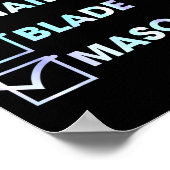 Heels Nails Blade Maa Funny Design  Poster (Hoek)