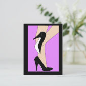 Heels Post Card Briefkaart (Staand voorkant)