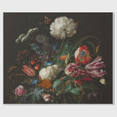 Heem Vase Flowers Painting Cadeaupapier (Vlak)