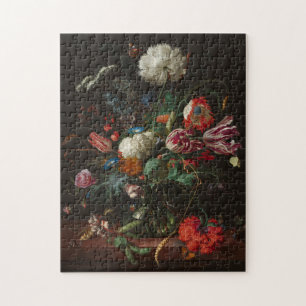 Heem Vase Flowers Painting Legpuzzel