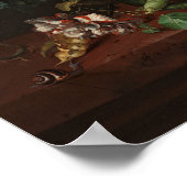 Heem Vase Flowers Painting Poster (Hoek)