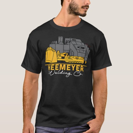 Heemeyer Welding Company Bulldozer Equipment Heavy T-shirt (Voorkant)