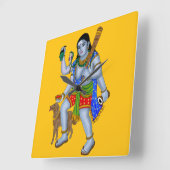 Heer Bhairava wandklok (Hoek)