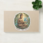 Heer Boeddha met Vlinder Zen Sticker - Vreedzaam Post-it® Notes (Kantoor)