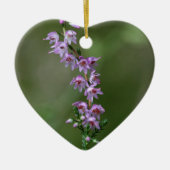 Heer (Calluna vulgaris) Keramisch Ornament (Voorkant)