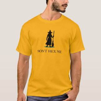 Heer de heks niet Gadsden-vlagparodie T-shirt