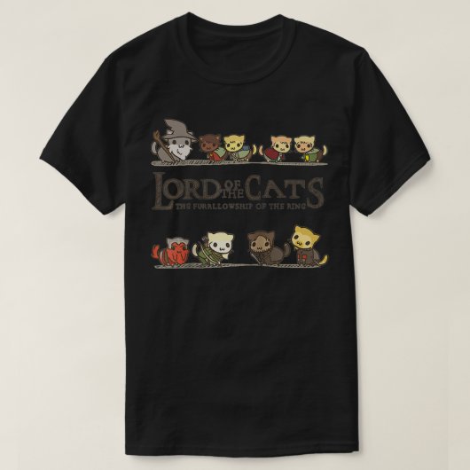 Heer der Katten De overstroming van de Ring, Kat T-shirt (Design voorkant)