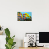 Heer en Dame van Atlantis Poster (Thuiskantoor)