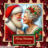 heer en mevrouw Claus Kerstbadhanddoek Bad Handdoek