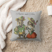 Heer en mevrouw Victoriaanse Dox Pillow Kussen (Deken)