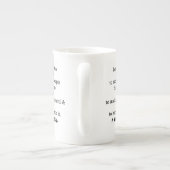 "Heer, geef me de Serenity" Funny Mug Porselein Kop (Achterkant)