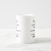 "Heer, geef me de Serenity" Funny Mug Porselein Kop (Voorkant)