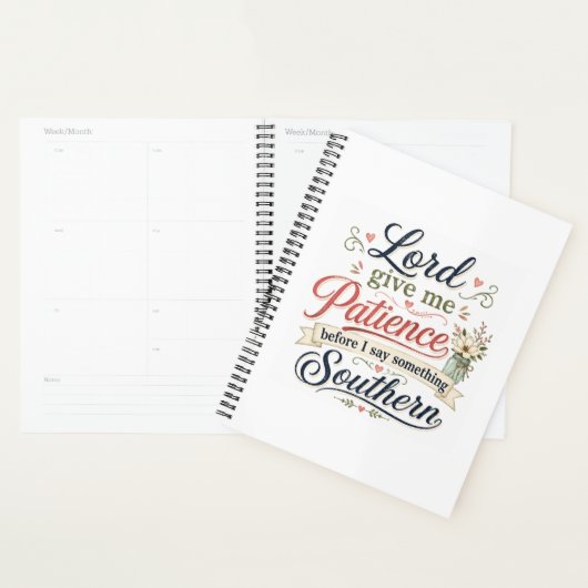 Heer, geef me geduld.... planner (Display)
