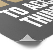 Heer Geef me koffie en wijn! Poster (Hoek)