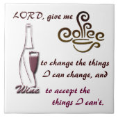 Heer, geef me koffie.... tegeltje (Voorkant)