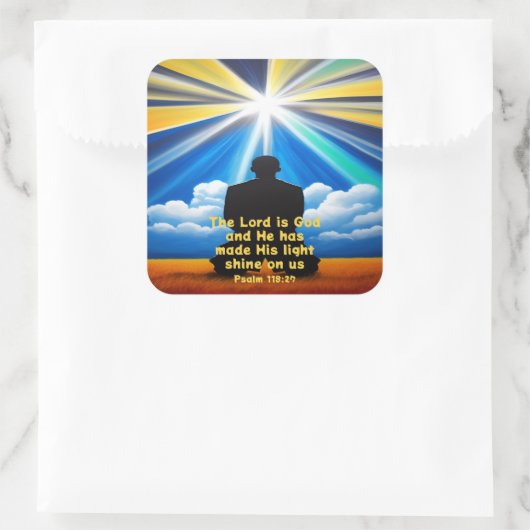 Heer glans uw lichte Stickers (Tas)