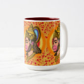 Heer Hanuman Tweekleurige Koffiemok (Voorkant rechts)