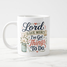 Heer heb medelijden, grote koffiekop