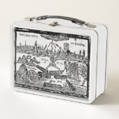 "Heer, heb Mercy op Londen" zwarte Plague Lunchbox (Voorkant)