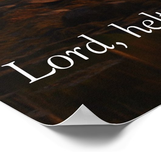 Heer, help me herinneren poster (Hoek)