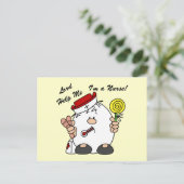 Heer help me Ik ben een verpleegster Briefkaart (Staand voorkant)