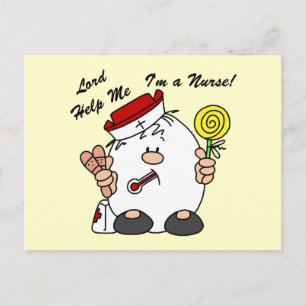 Heer help me Ik ben een verpleegster Briefkaart