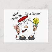 Heer help me Ik ben een verpleegster Briefkaart (Voorkant)