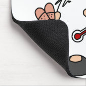 Heer help me Ik ben een verpleegster Muismat (Hoek)