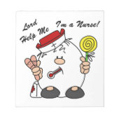 Heer help me Ik ben een verpleegster Notitieblok (Voorkant)