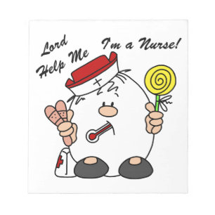 Heer help me Ik ben een verpleegster Notitieblok