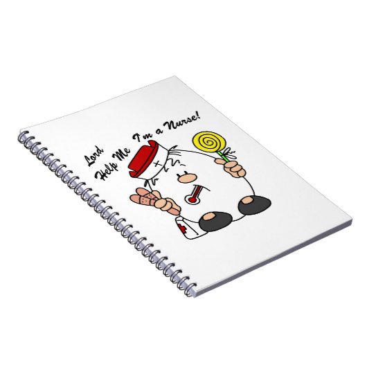 Heer help me Ik ben een verpleegster Notitieboek (Rechterzijde)