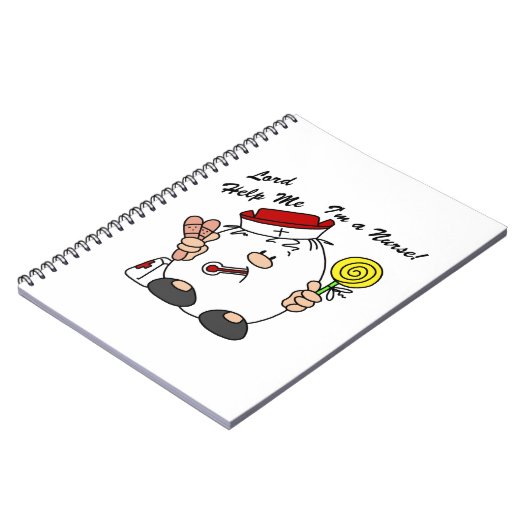 Heer help me Ik ben een verpleegster Notitieboek (Linkerzijde)