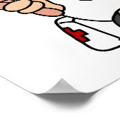 Heer help me Ik ben een verpleegster Poster (Hoek)