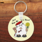 Heer help me Ik ben een verpleegster Sleutelhanger (Voorkant)