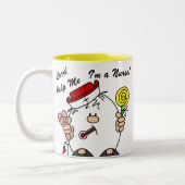 Heer help me Ik ben een verpleegster Tweekleurige Koffiemok (Links)