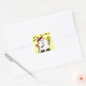 Heer help me Ik ben een verpleegster Vierkante Sticker (Envelop)