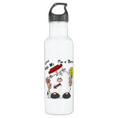 Heer help me Ik ben een verpleegster Waterfles (Voorkant)