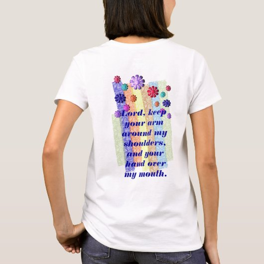 Heer, houd uw arm t-shirt (Achterkant)