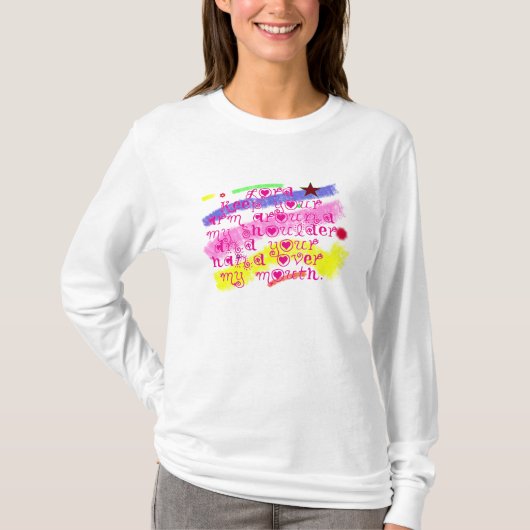 Heer, houd uw arm t-shirt (Voorkant)